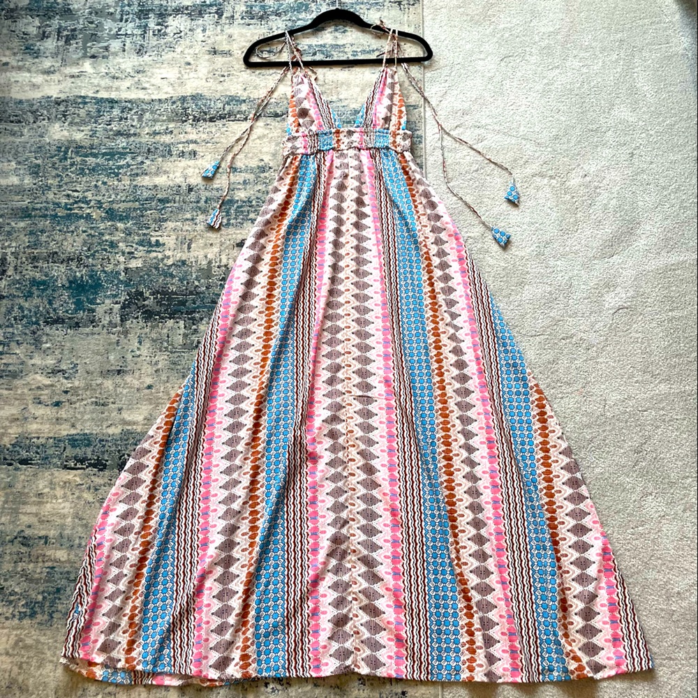Lulu's Multicolor Maxi Dress